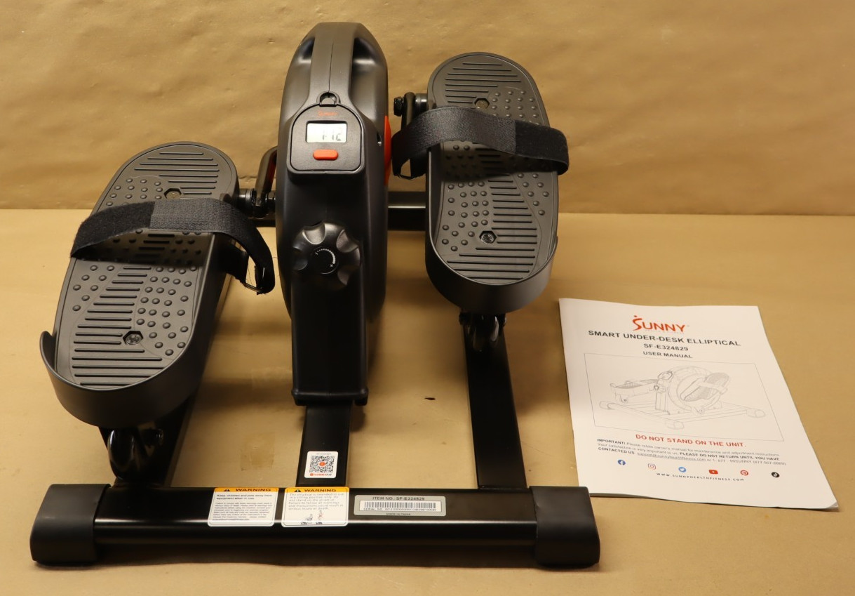 Sunny Health & Fitness Smart Manual Under Desk Elliptical