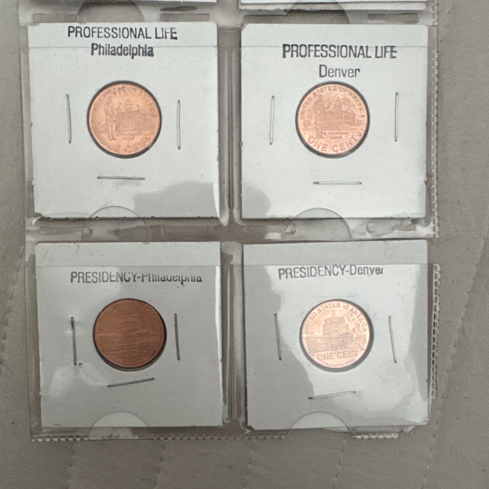 2009 Lincoln cent series 8 coin set