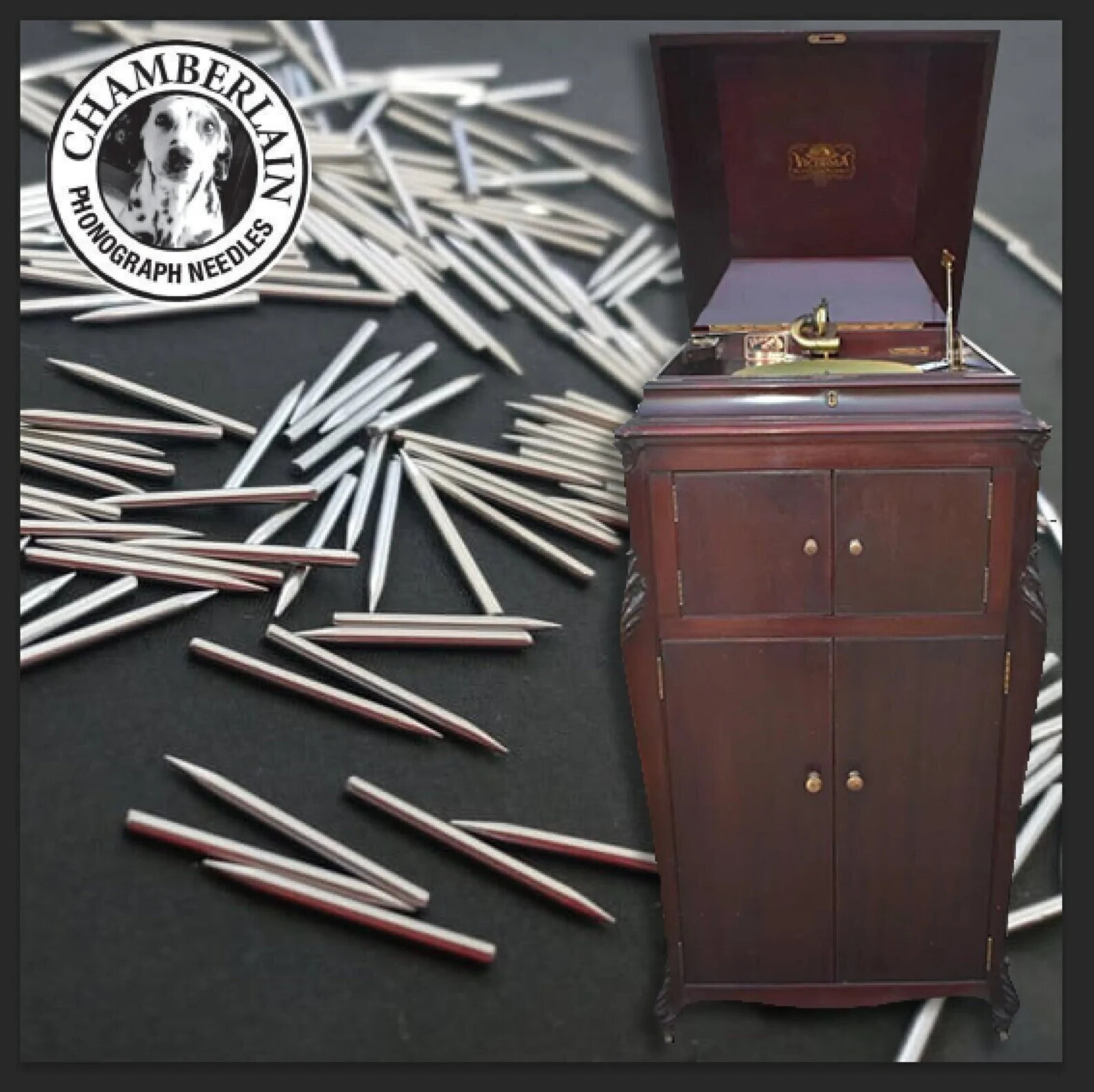 100 or 300 per pack NEW steel VICTROLA Gramophone PHONOGRAPH NEEDLES