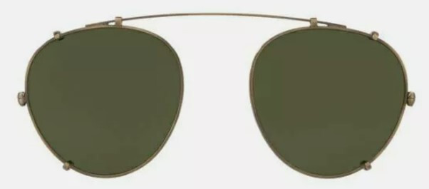 Oliver Peoples MP-2 1104C 528471 Antique Gold / Green Clip 48mm