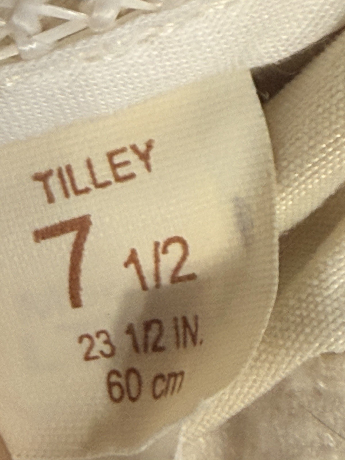 Tilley Airflo Wide Brim Hat Nylon Polyester Mesh Beige Green Camping Hiking
