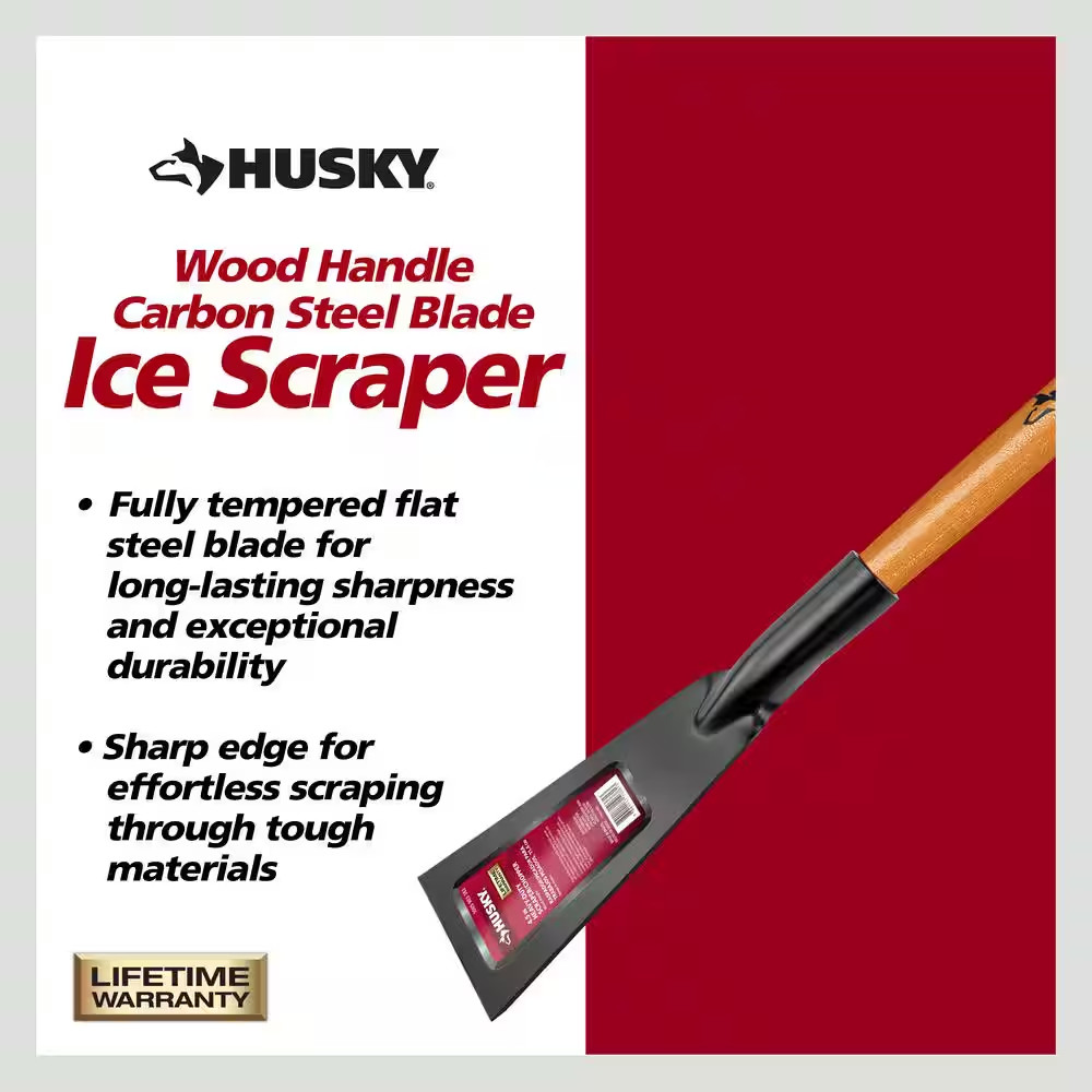 51 In. Carbon Steel Blade Ice Scraper
