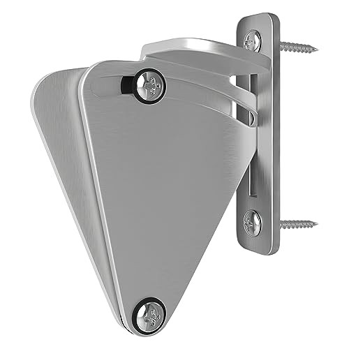 Barn Door Lock Hardware Stainless Steel, Sliver | Sliding Privacy Latch for