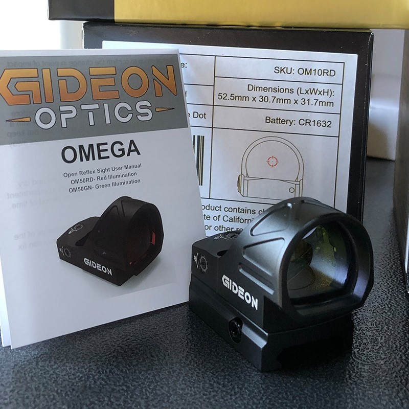 GIDEON Omega 1x27mm 3 MOA Green Dot Reflex Circle Dot For RMR / Picatinny US