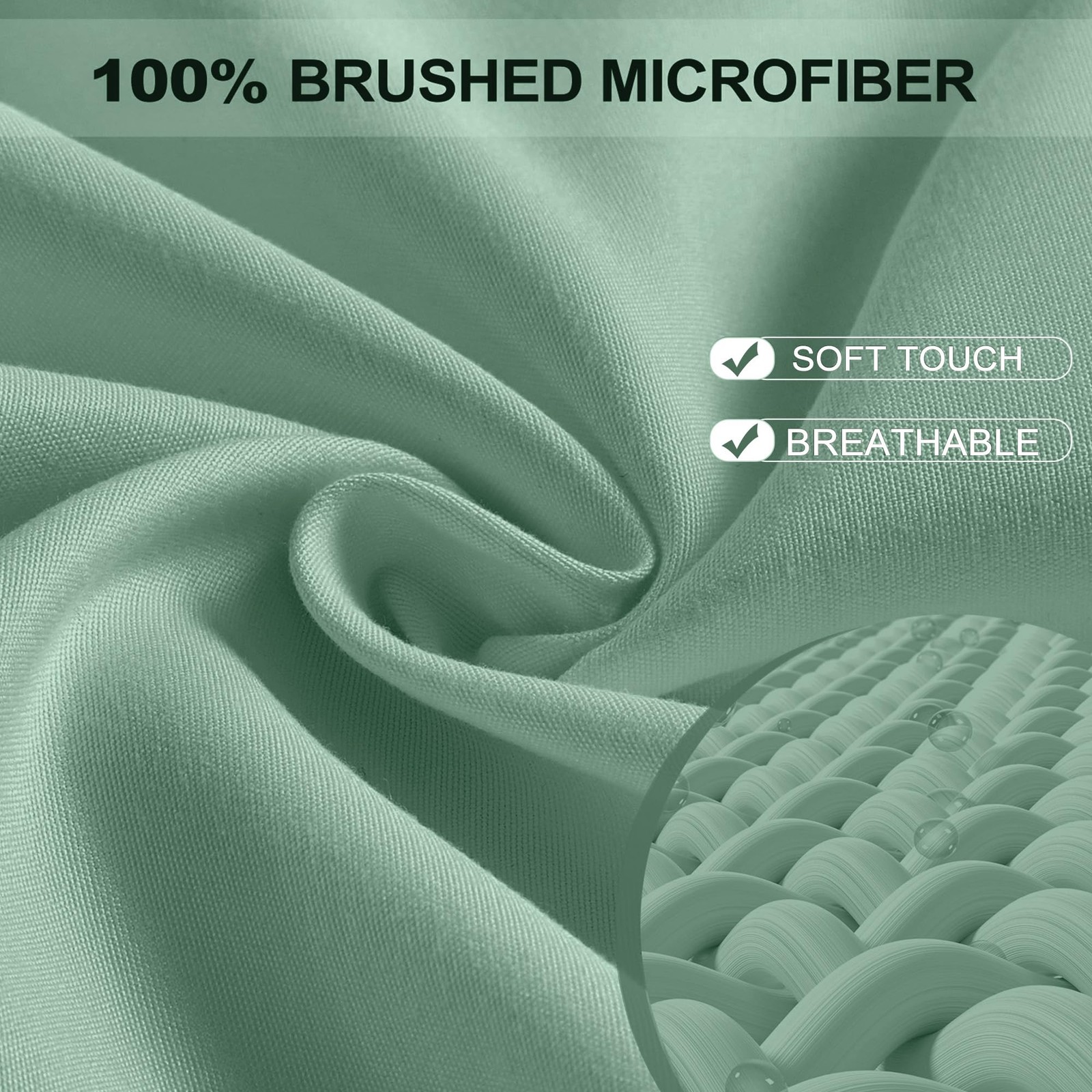 Full Fitted Sheet - Hotel Quality Fitted Sheet - Ultra Soft & Breathable - Br...
