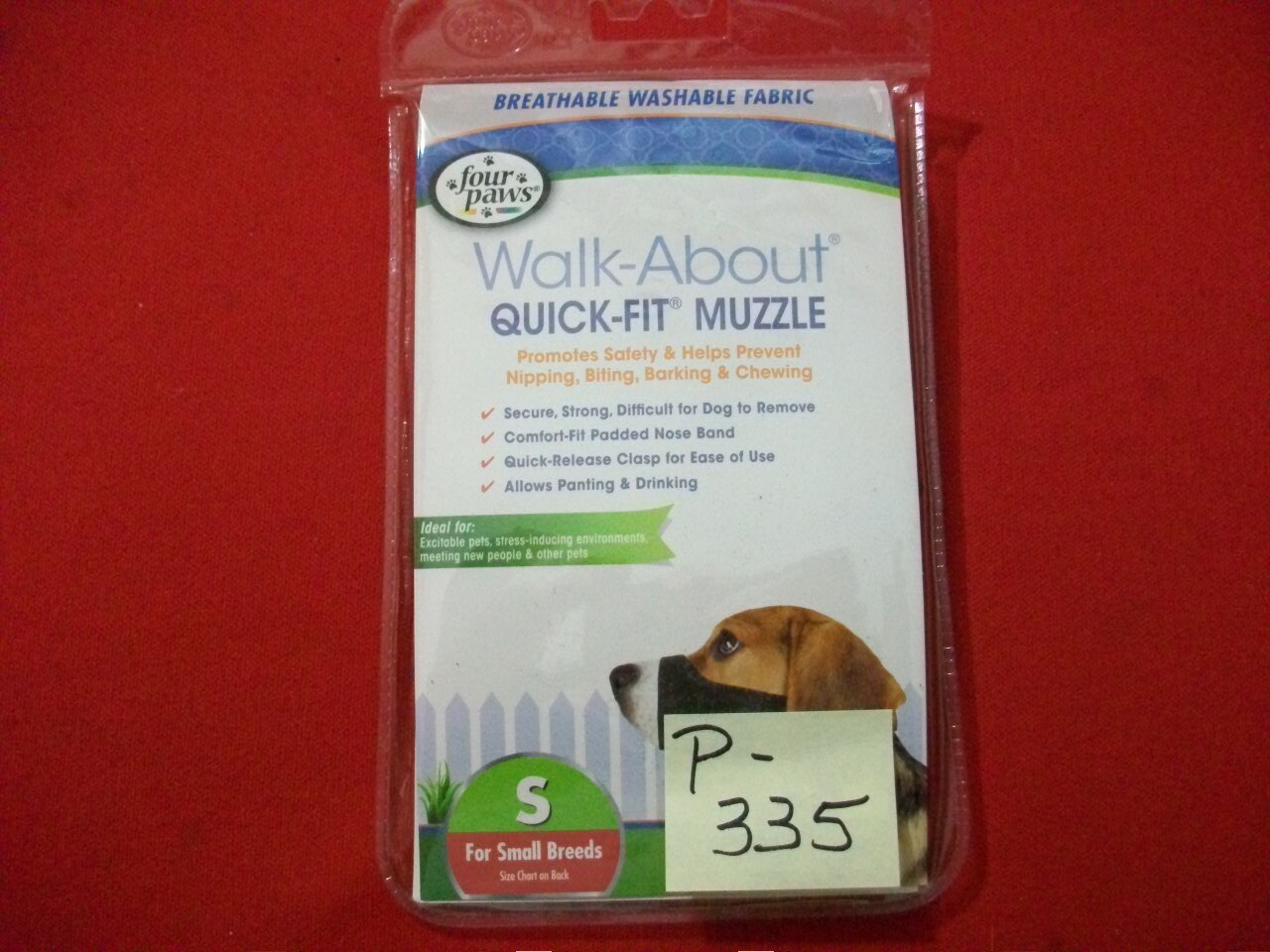 BRAND NEW FOUR PAWS WALK-ABOUT QUICK-FIT MUZZLE SMALL SIZE FOR SMALL DOG BREED