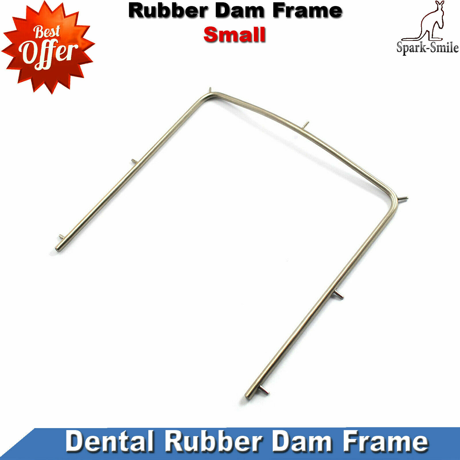 Endodontic Dental Rubber Dam Stoke Clamp Forceps Frame Restorative B4 Clamps New