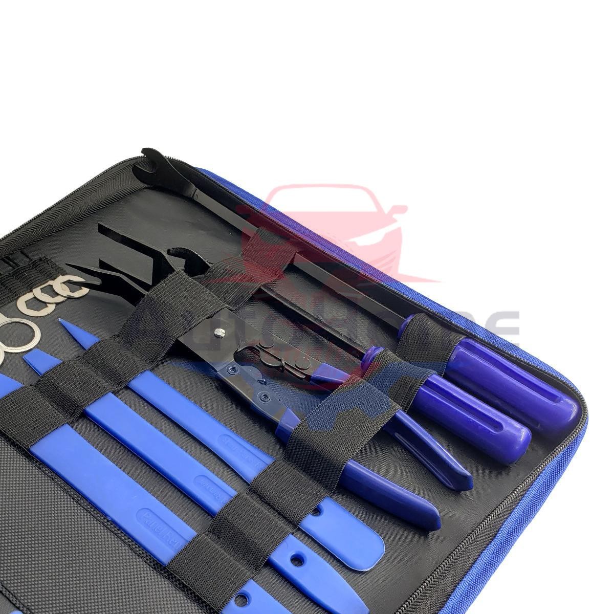 19pcs Car Trim Removal Tool Set Hand Tools Pry Bar Panel Door Interior Clip Kit