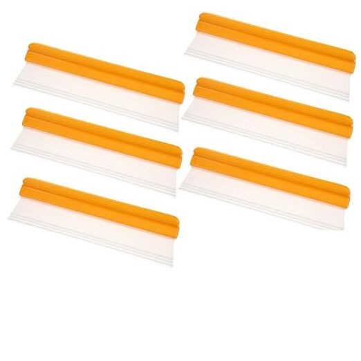Car Squeegee, 6 Pack 12 inch Flexible Car Water Scraper Tool Silicone Window
