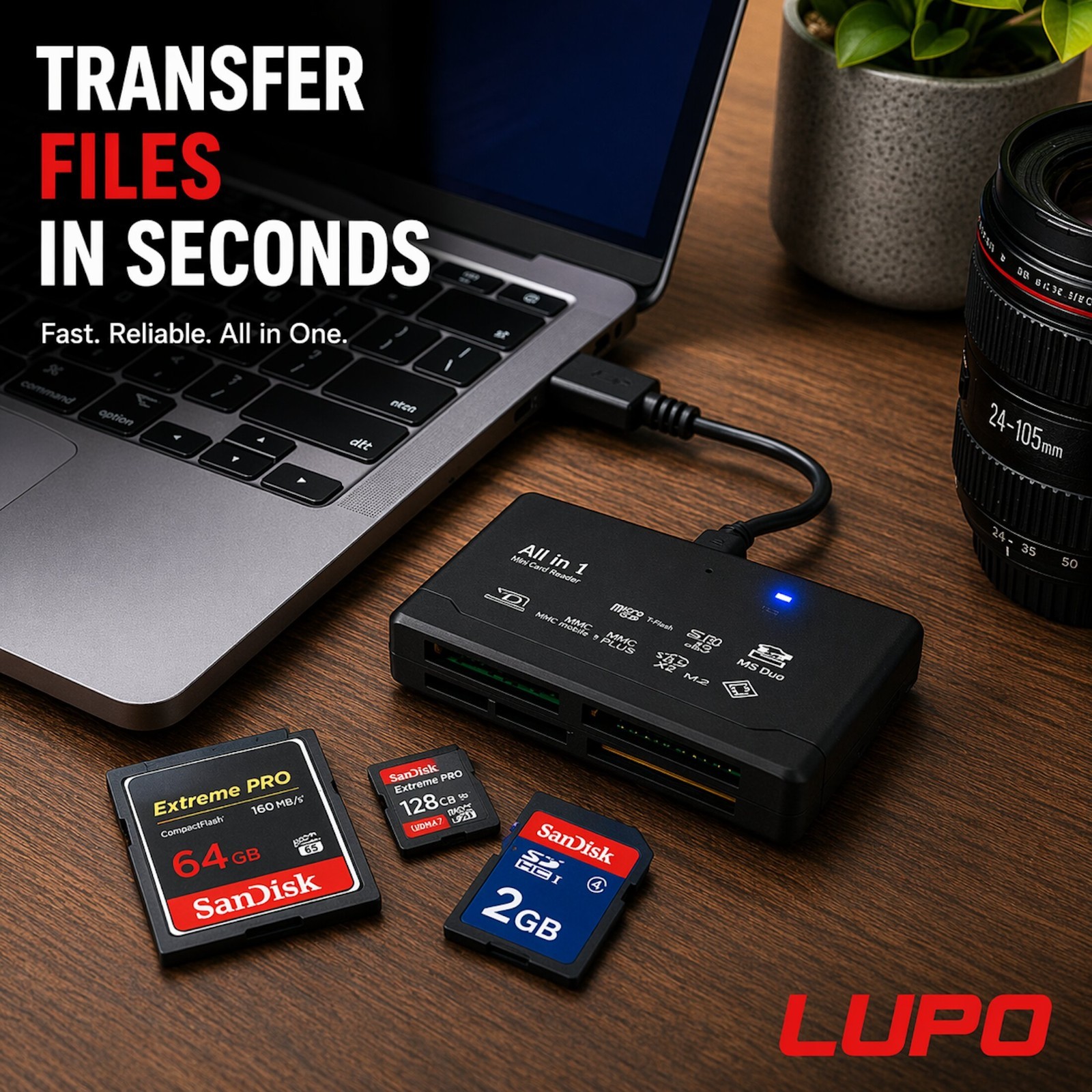 USB Memory Card Reader CF XD SD MS Compact Flash XD Picture Card PC Mac