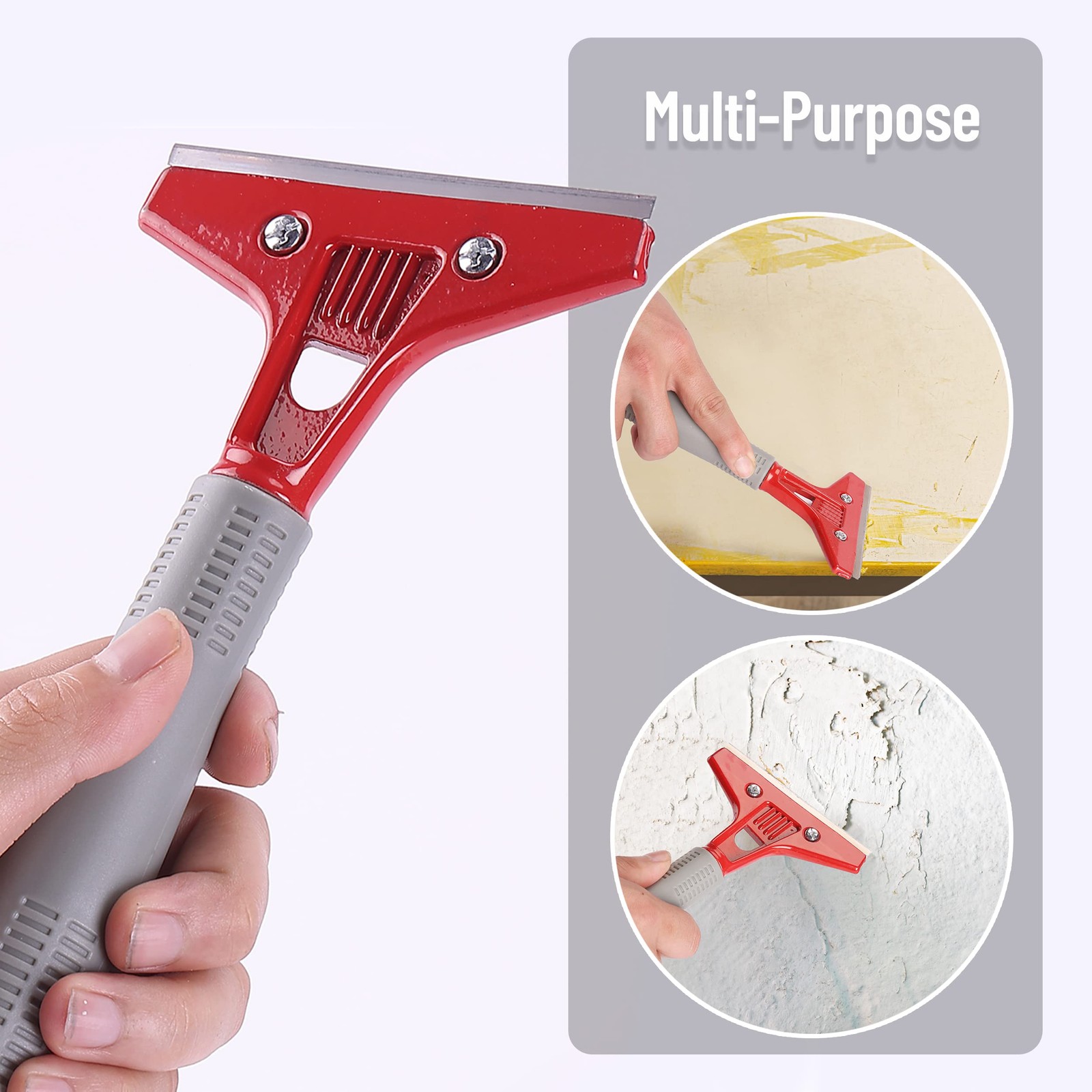 Bates- Razor Blade Scraper, 4" Scraper Tool with 10 Extra Scraper Blades, Paint