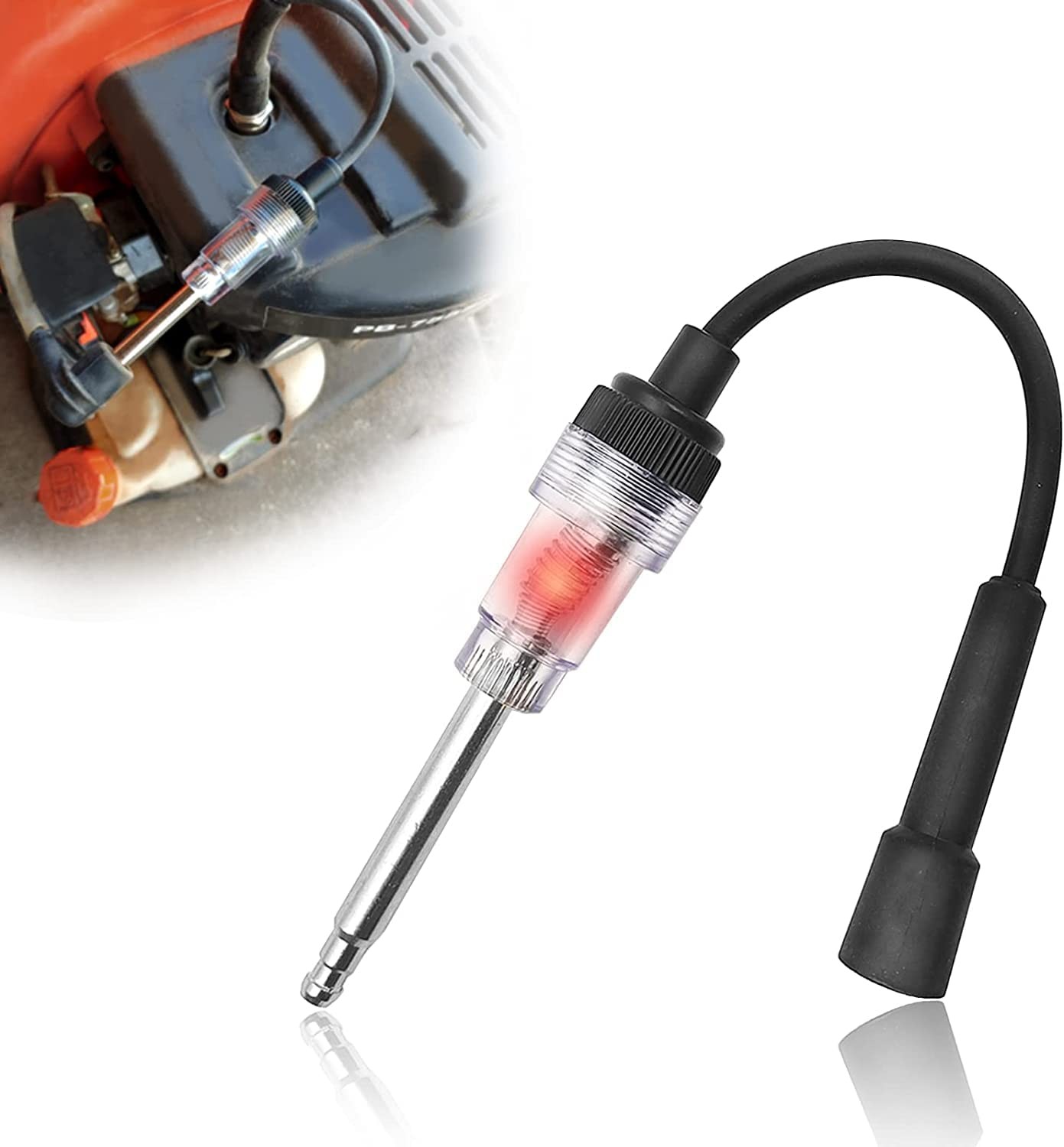 Spark Plug Tester Diagnostic Tool Ignition Detector Engine Small Motor Vehicle M