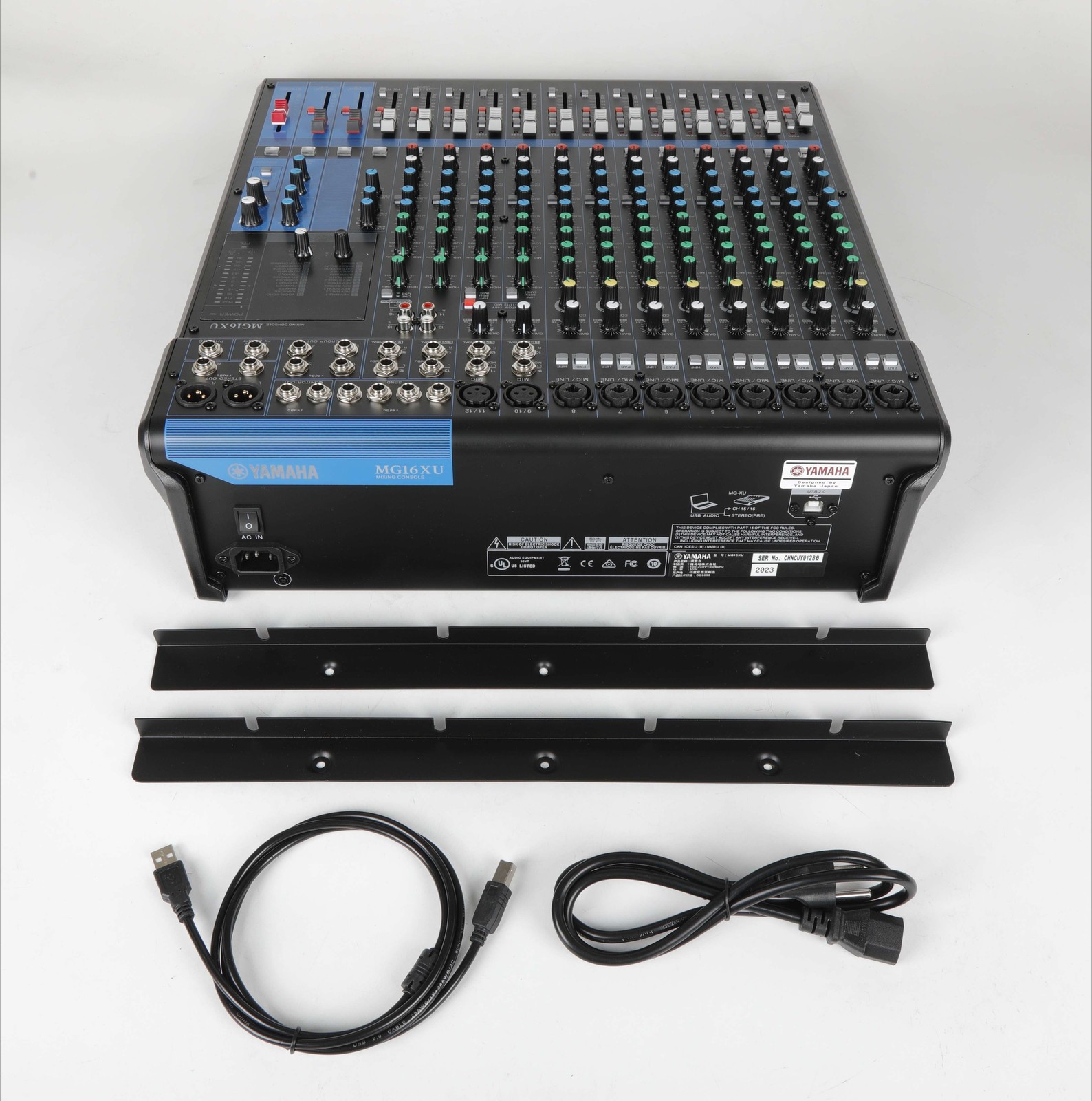 New Yamaha MG16XU 16 Channel Live Studio Mixer With USB Audio Interface Effects