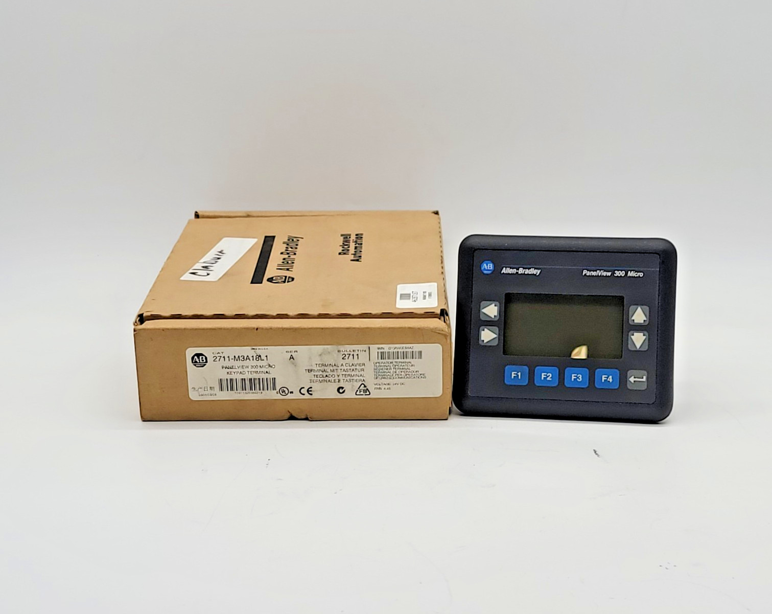 Allen-Bradley 2711-M3A18L1 Ser A PanelView 300 Micro Operator Interface