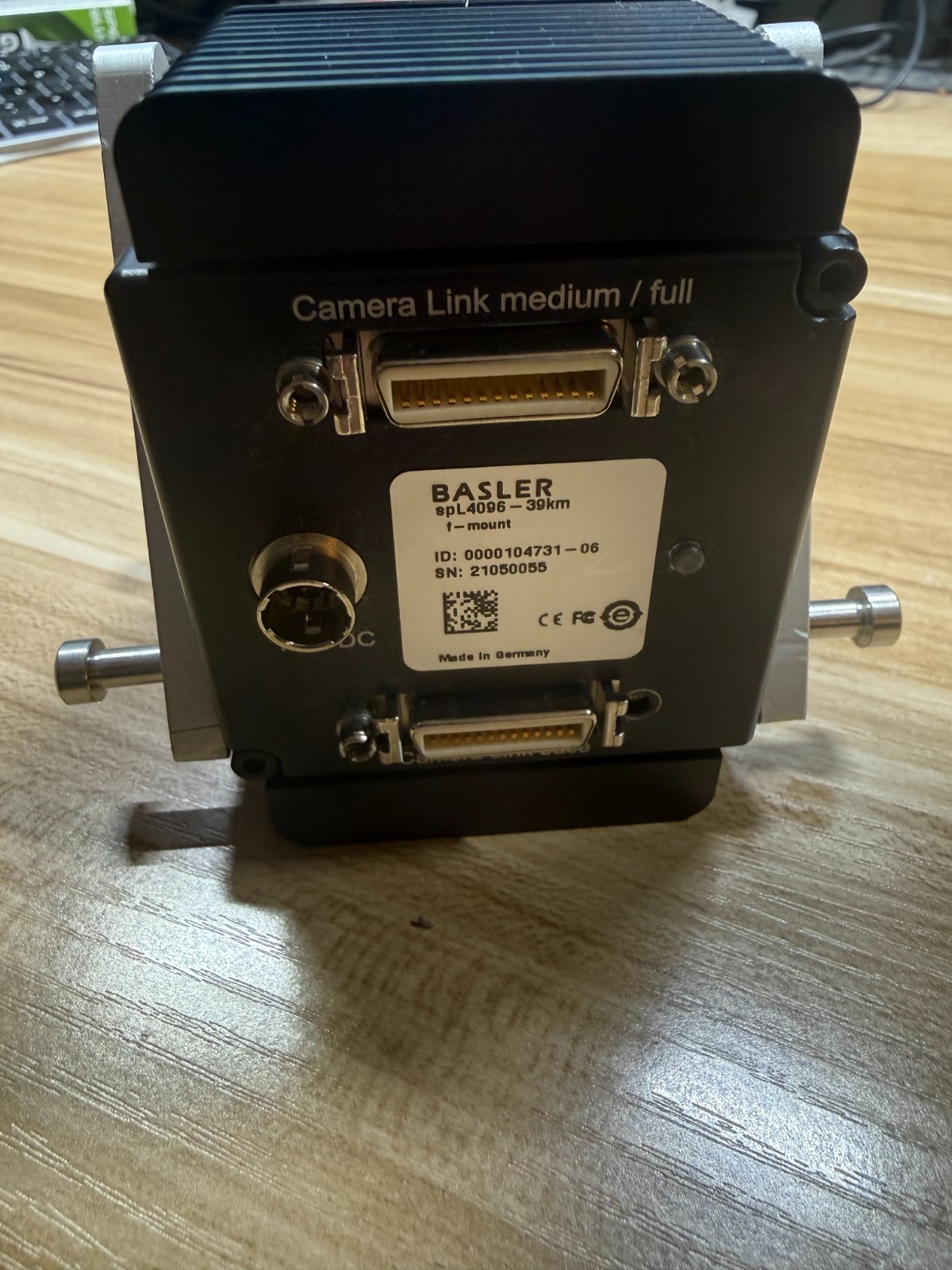 Basler Camera Link, Med/Full, spL4096-39km, Line Scan Camera- Guaranteed Working