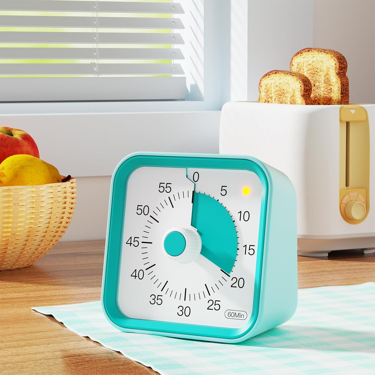 Visual Timer for Kids with Pause Function, 60 Minute Countdown Timer for Kids De