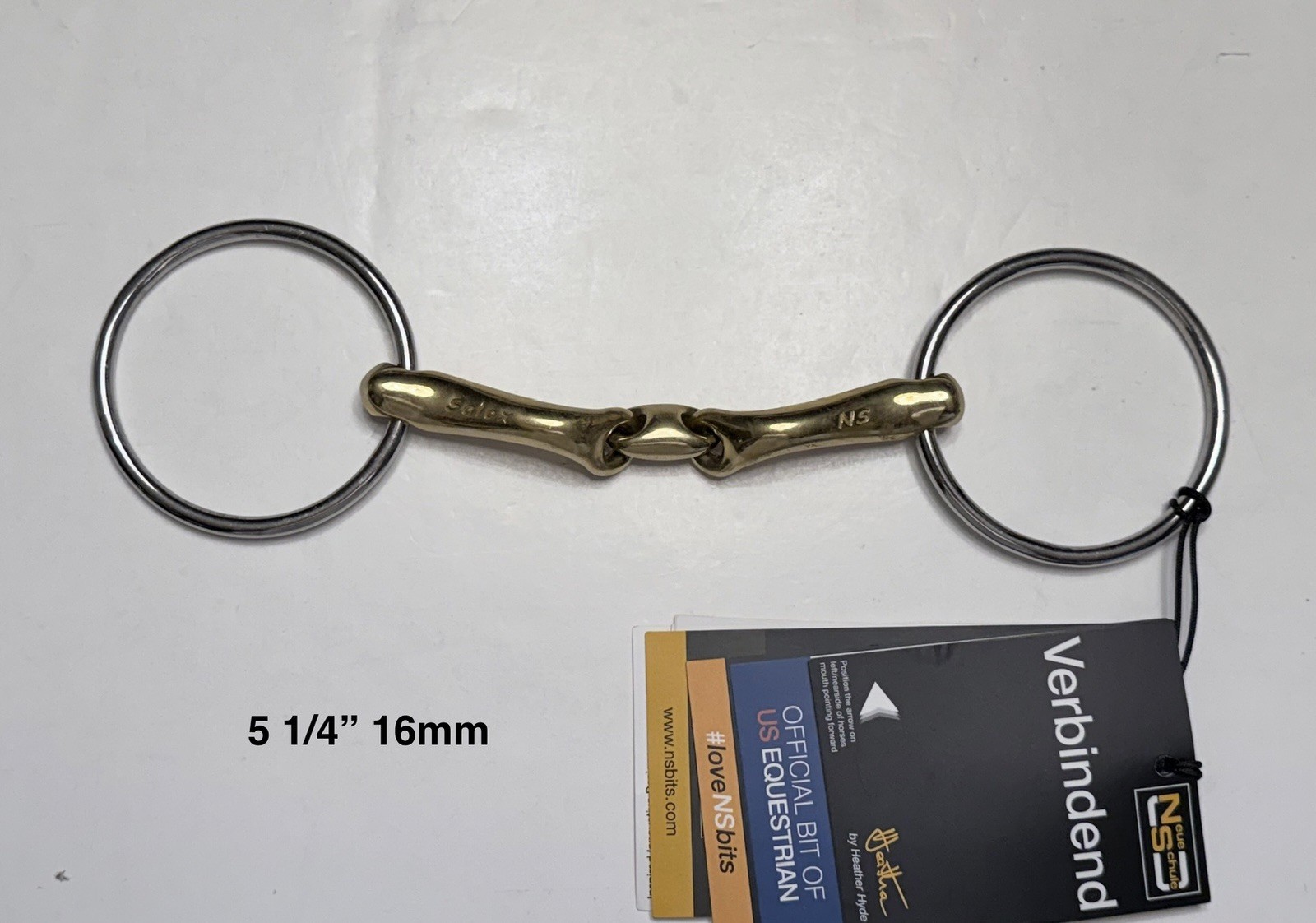 Neue Schule Verbindend Loose Ring Snaffle Bit - 5 1/4” 16mm