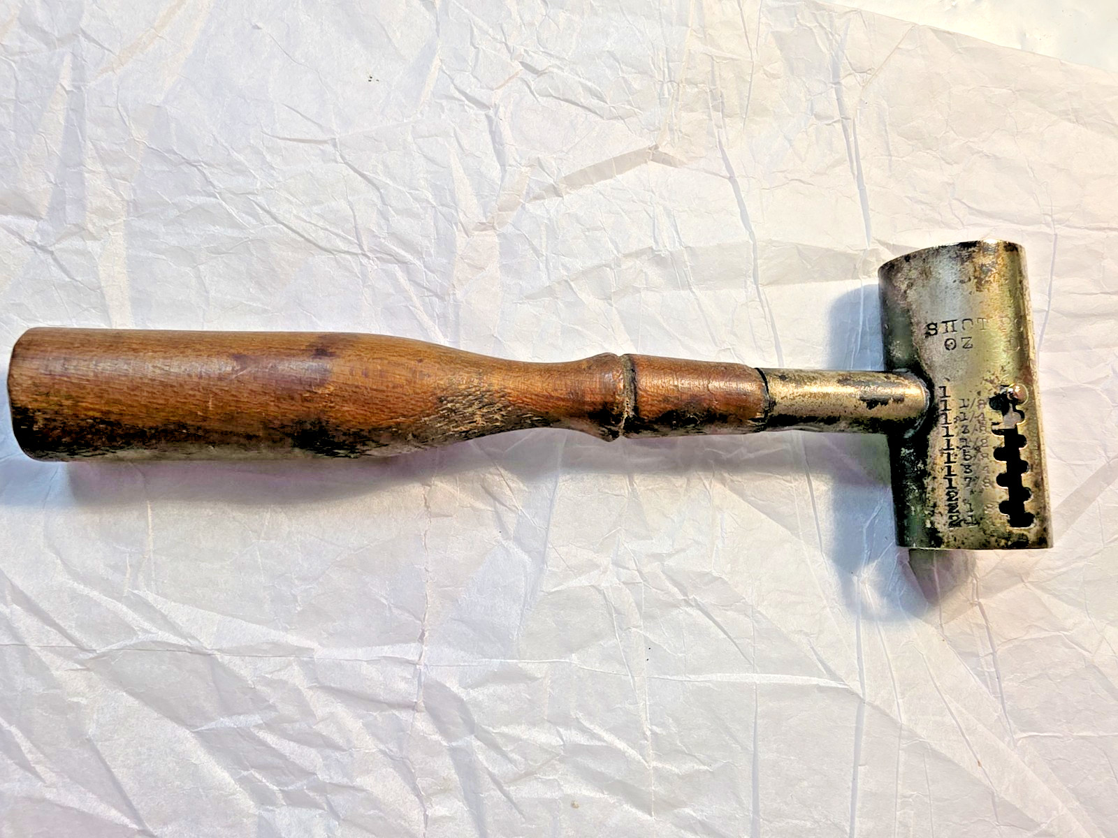 Antique 19thc Powder Gunpowder Shot Measure Reloading Tool
