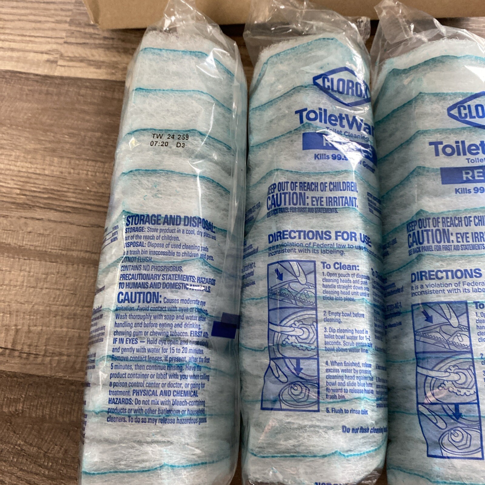 Original Toiletwand Disinfecting Refills, Rainforest Rush, 30 Ct /n