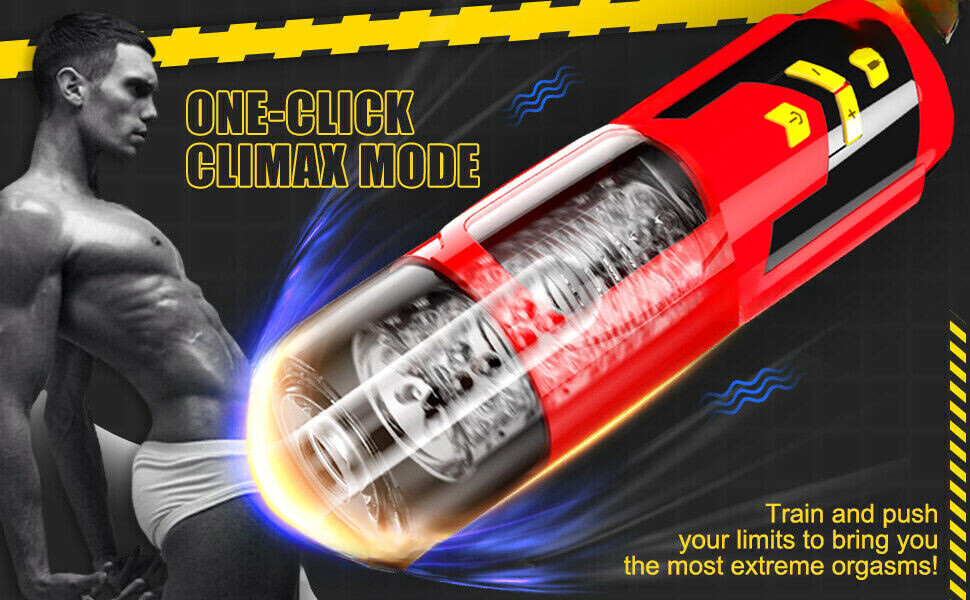 Male Masturbators Automatic Handsfree Rotating Cup Thrusting Stroker Lubricants