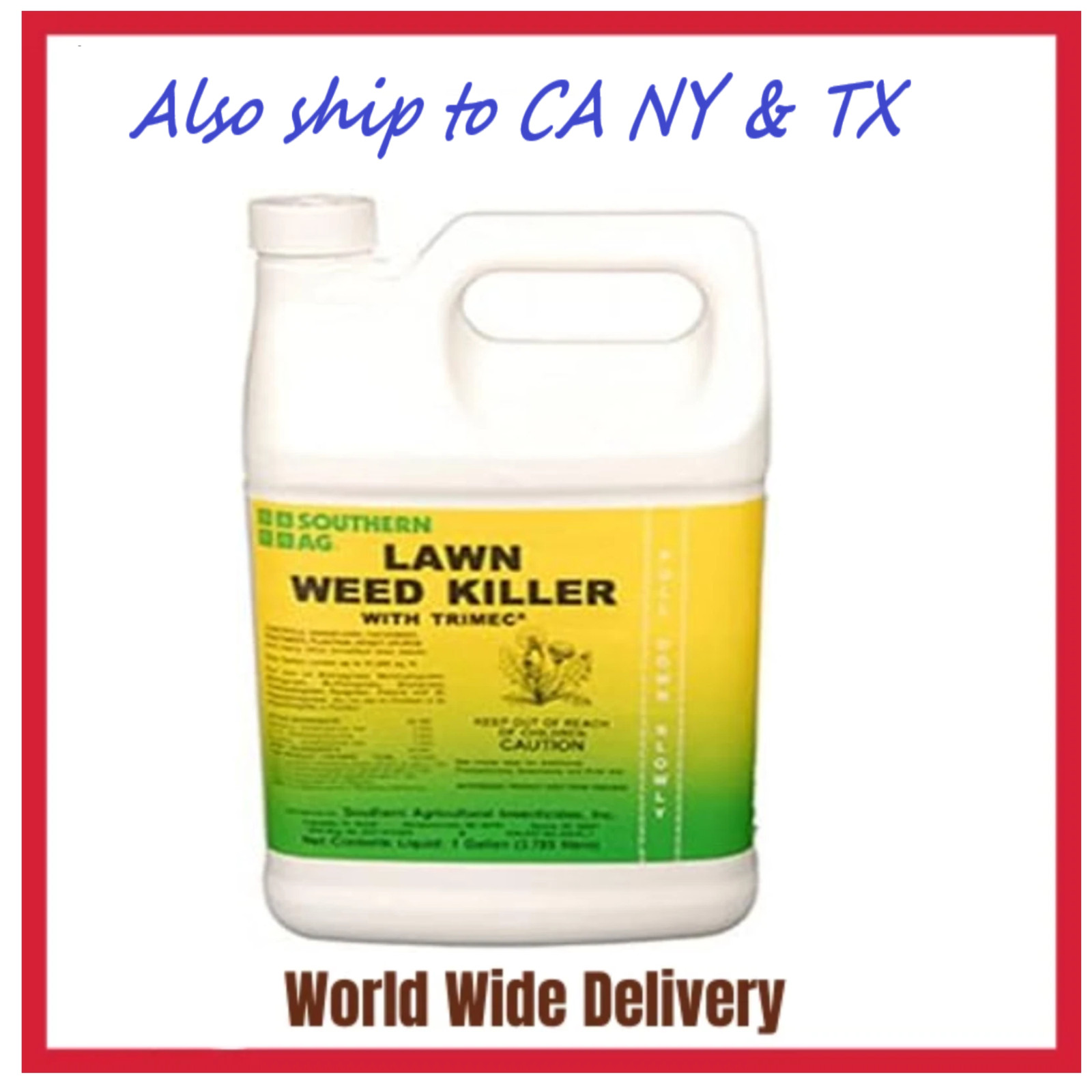Southern Ag Lawn Weed Killer with Trimec Herbicide, 128oz - 1 Gallon 13504