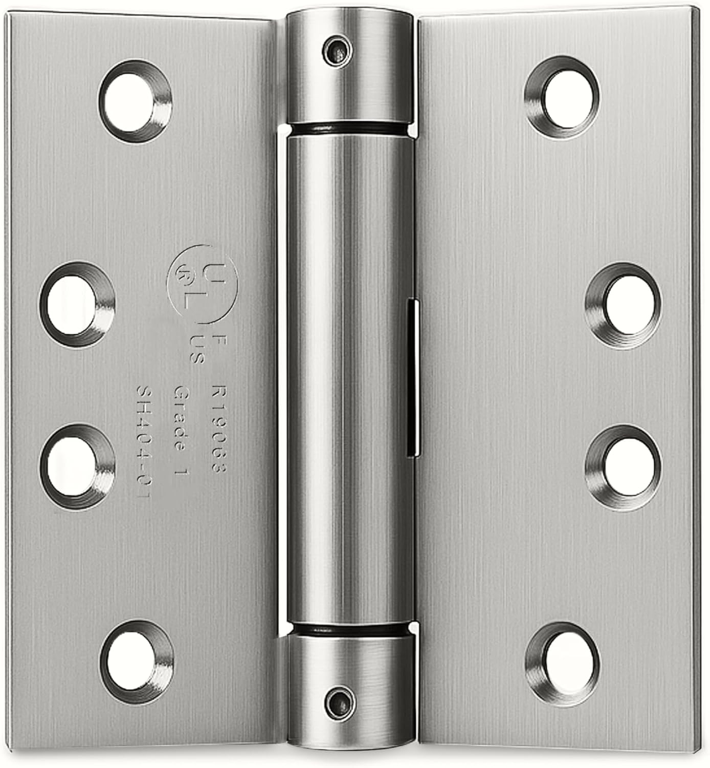 A1 Proguard Satin Door Hinges 4.5 Inch Self Closing Hinge Hardware Adjustable...