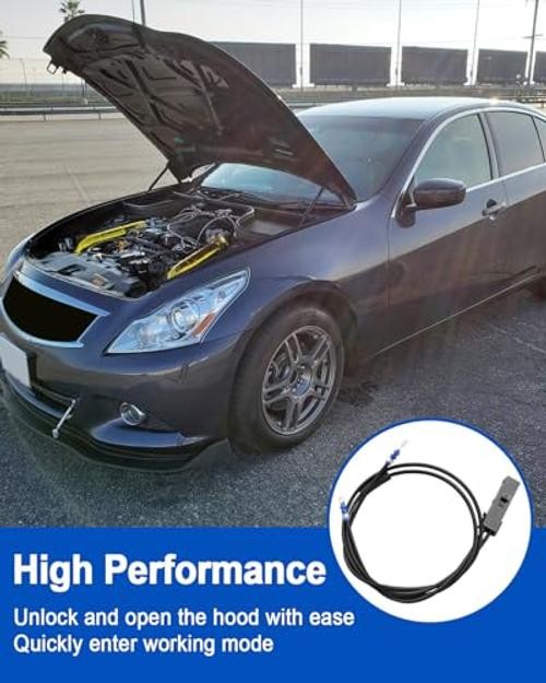 Hood Release Cable Replace 65620-JK61A, Hood Lock Release Cable Fit for