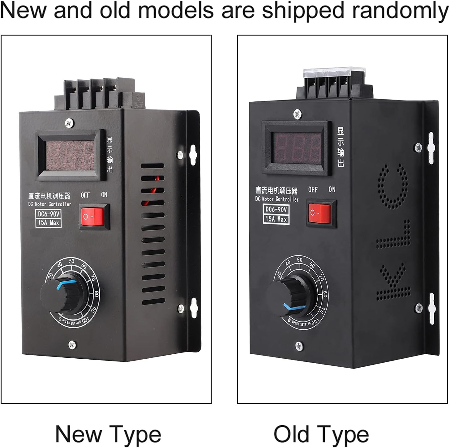 Universal 6V - 90V PWM DC 90V DC Motor Speed Controller Speed Controller PLC 15A