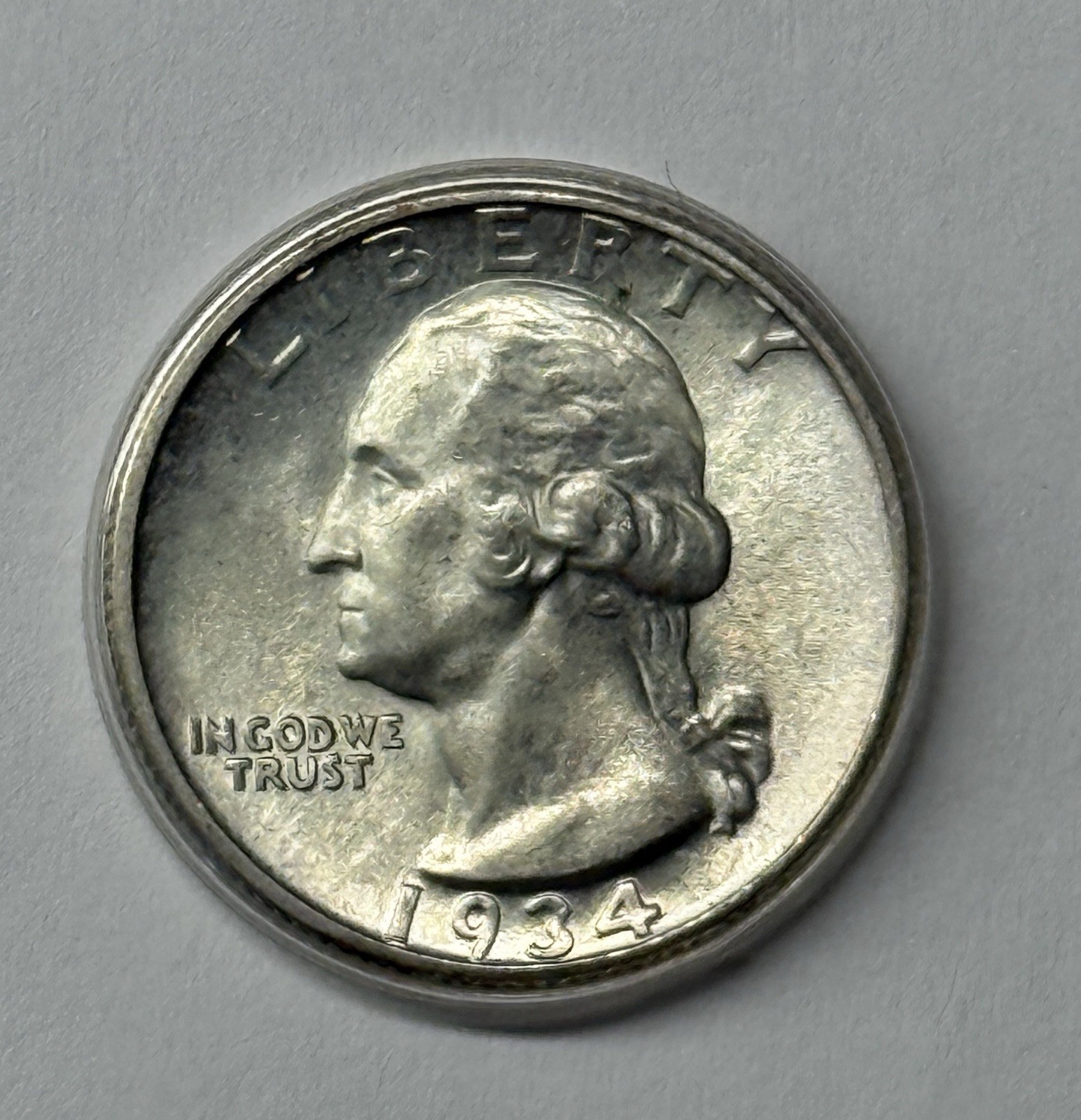 1934 Washington Quarter Choice BU