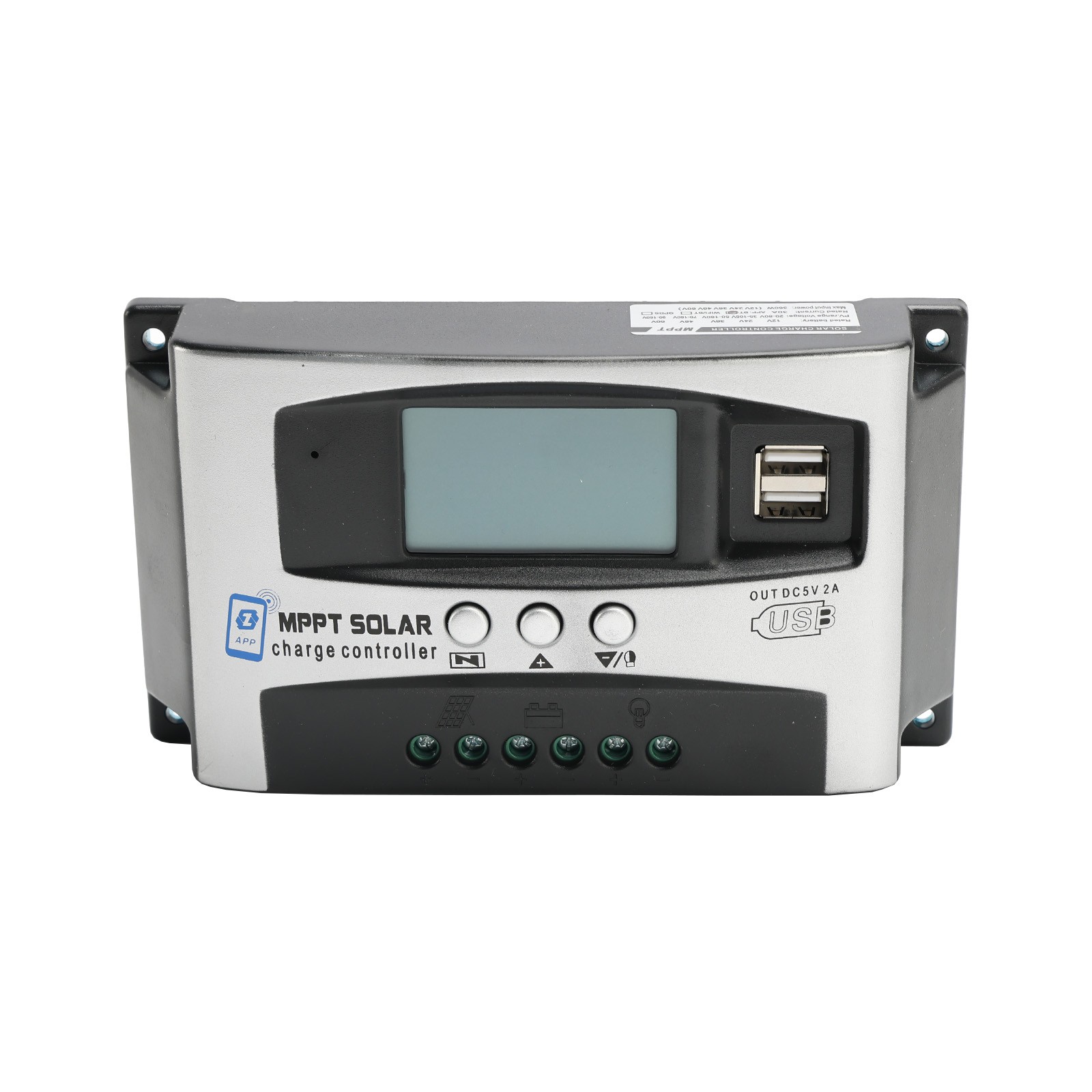 30A MPPT High Energy Solar Controller APP to Remotely Manage DSP Controller