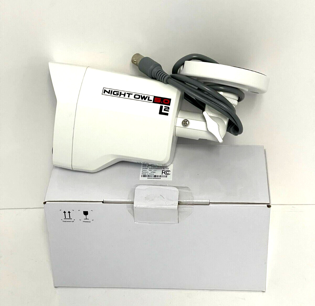 Night Owl CM-PTHD50NW-BU Security 5MP Camera White, NEW