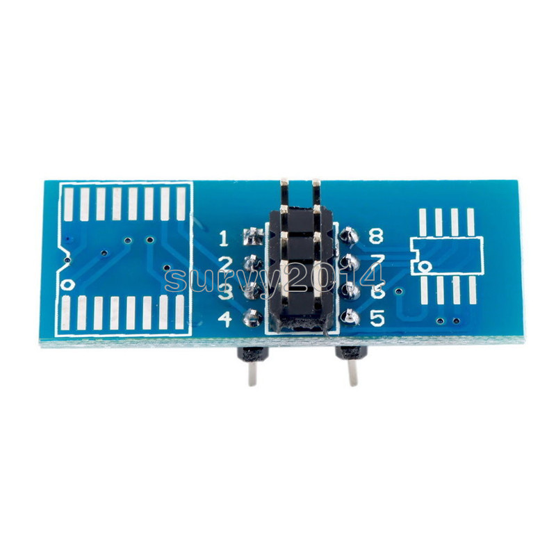 Soic8 Sop8 Flash Chip Ic Test Clips Socket Adpter Bios/24/25/93 Programmer