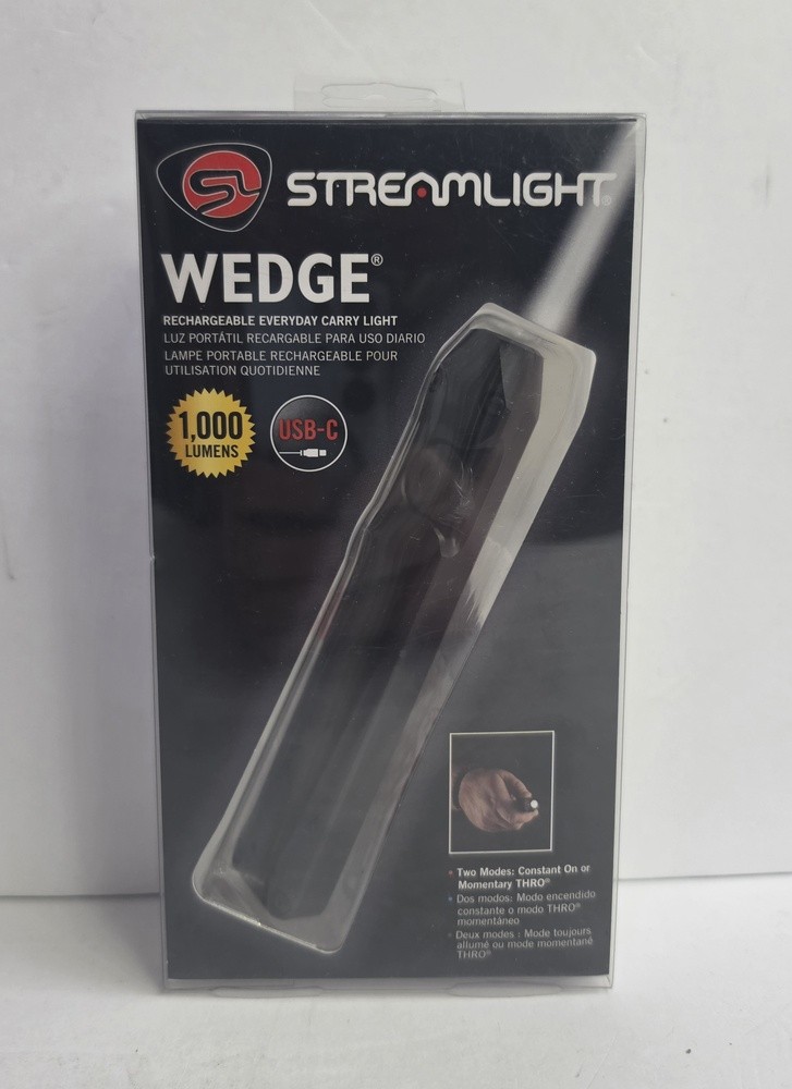 Streamlight 88811 Wedge Rechargeable Pocket Light, 1,000 Lumens, 
