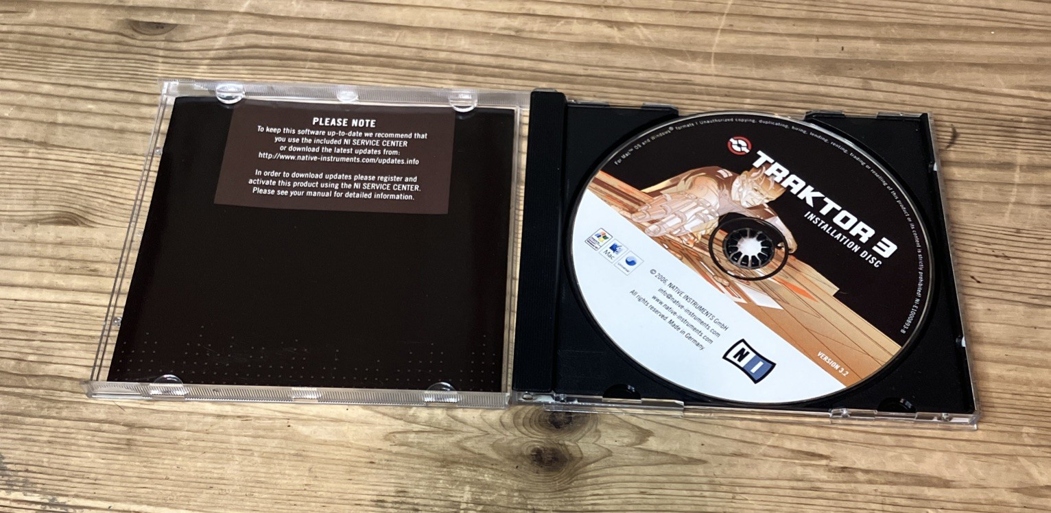 Traktor 3 installation CD Windows XP / Mac OS X Native Instruments