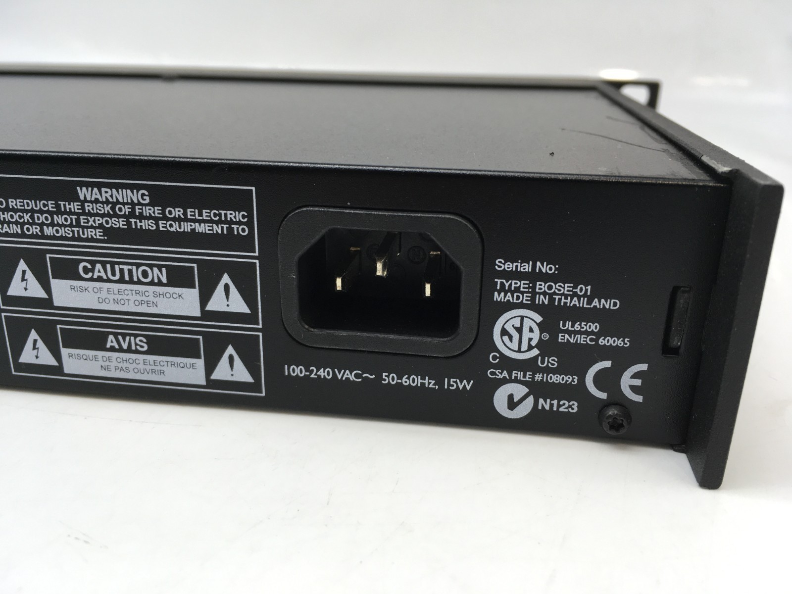 Bose Panaray System Digital Controller Working Tested Sound Processor Black