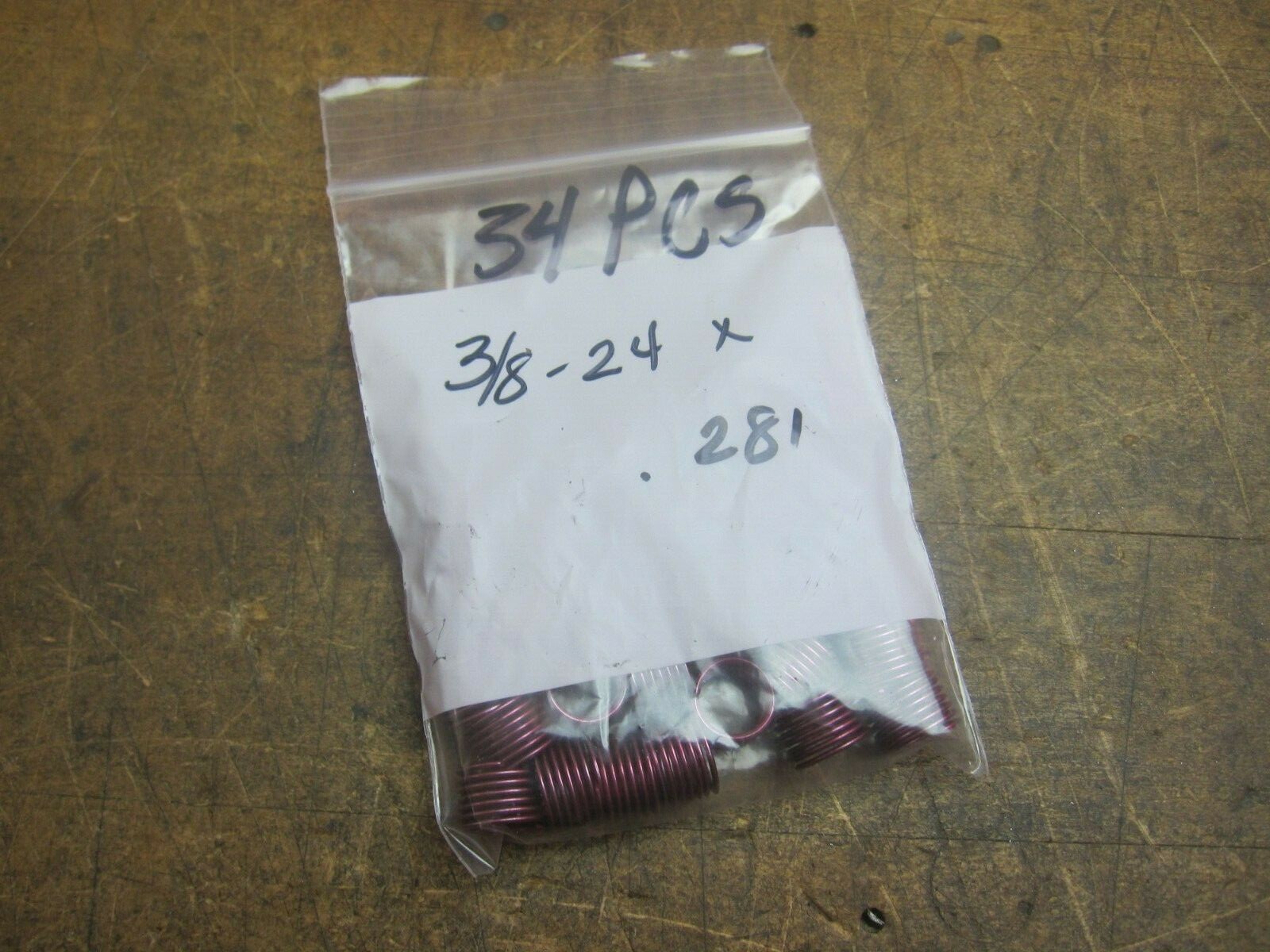 1 pack, 34pcs 3/8"-24 NF thread repair Recoil inserts part# ?