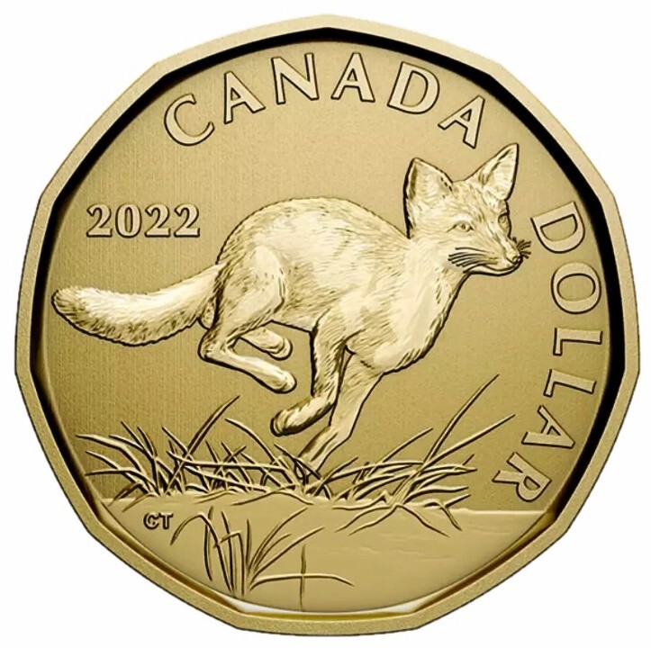 Canada 2022 - Swift Fox - Specimen Loonie!!