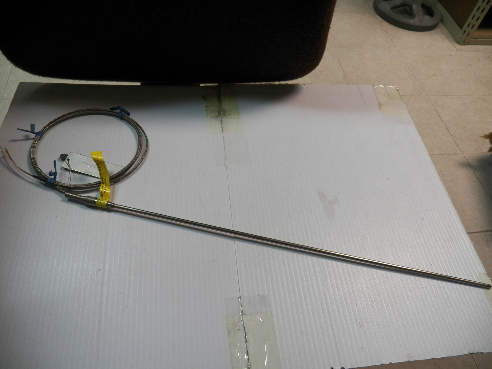 NEW NATIONAL BASIC SENSOR THERMOCOUPLE 6L-J-I-83-6-G-18" 18" LENGTH 3/16" DIA