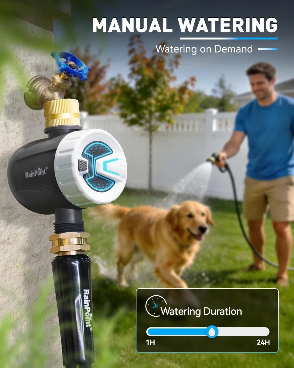 Smart WiFi Water Timer for Garden Hose