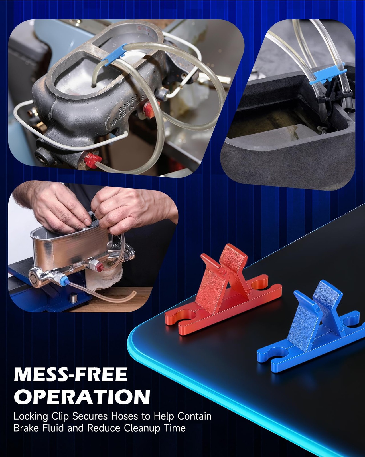 Master Cylinder Bleeder Kit Compatible with 13911, Standard
