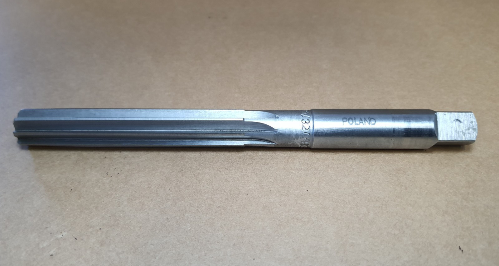 21/32" Hand Reamer Straight Fluted