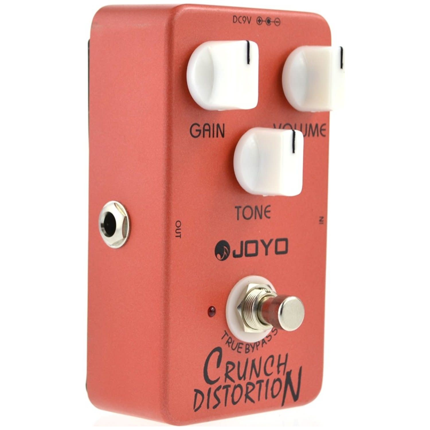 Joyo JF-03 Crunch Distortion Pedal w/ 2 Patch Cables