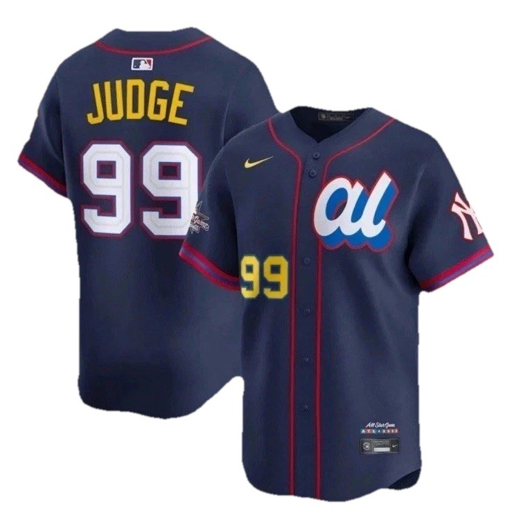 Aaron Judge NY Yankee 2025 AL All-Star jersey, NWT, Mens Large (46), 23” P-T-P.