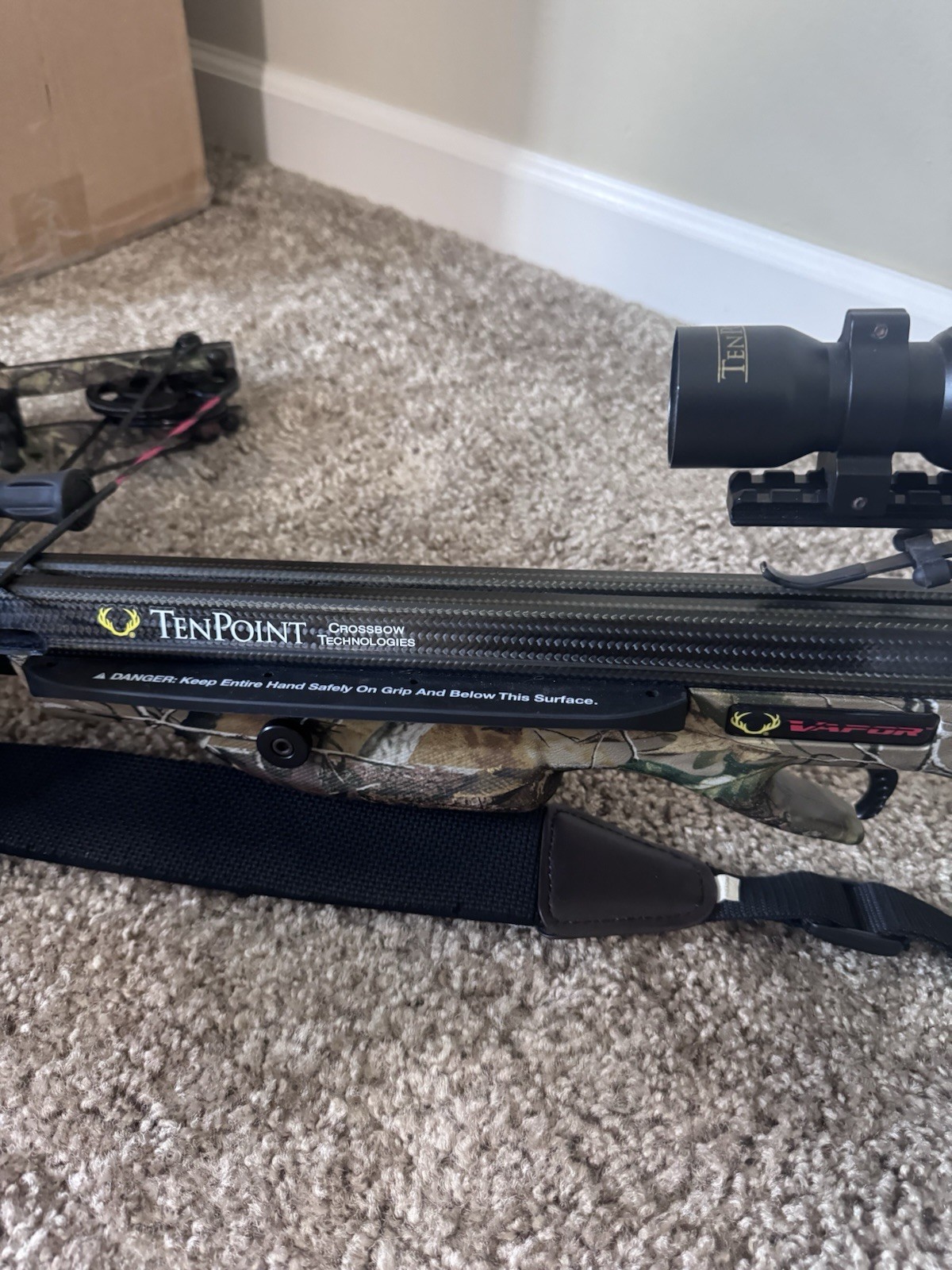 TenPoint Vapor Crossbow with Soft Case and Accessories