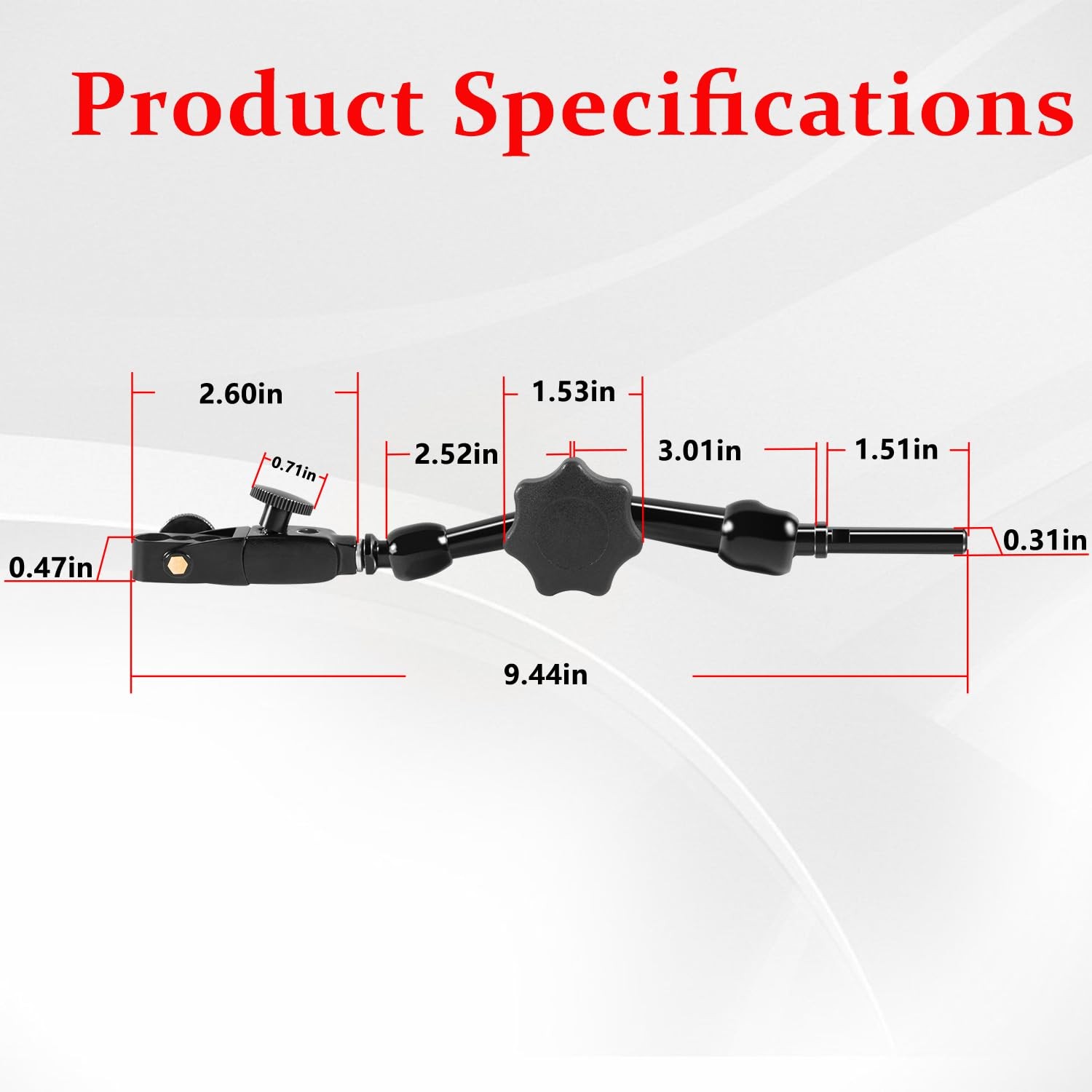 Ezbzyz NF1022 Bracket Centering Indicator Bracket, Replaceable, for NOGA fine...