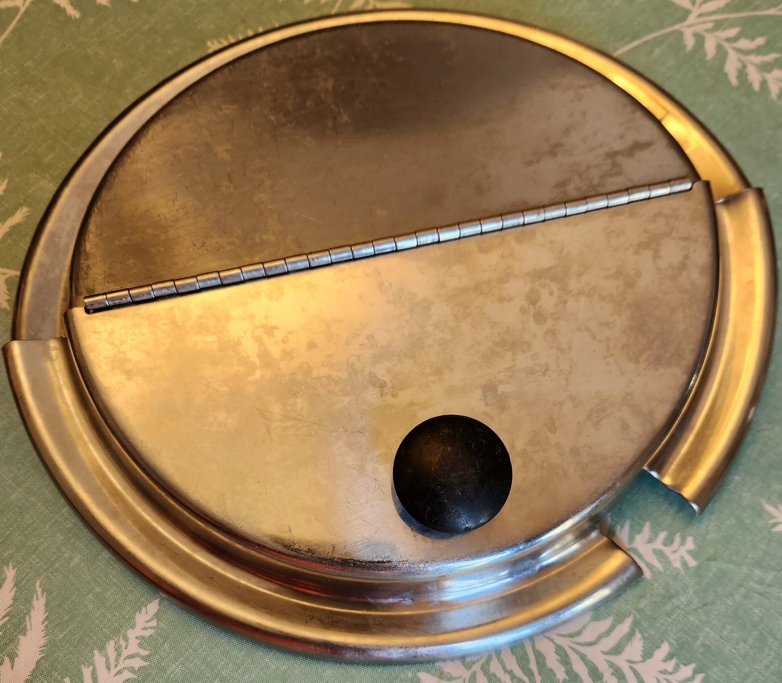 VOLLRATH 47488 9 5/8" Stainless Steel Hinged Cover