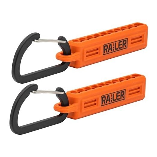 Screwdriver Bit Holder Storage Organizer –  10-Hole Bit Holder with Orange