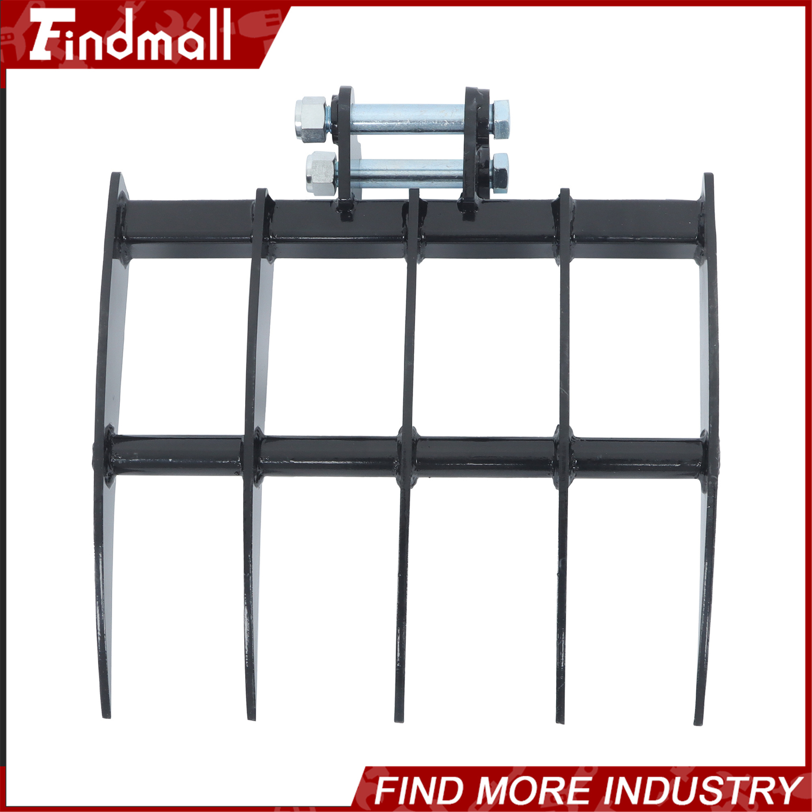 For One Ton to 1.5Ton Mini Excavator Small Digger Rake Attachments