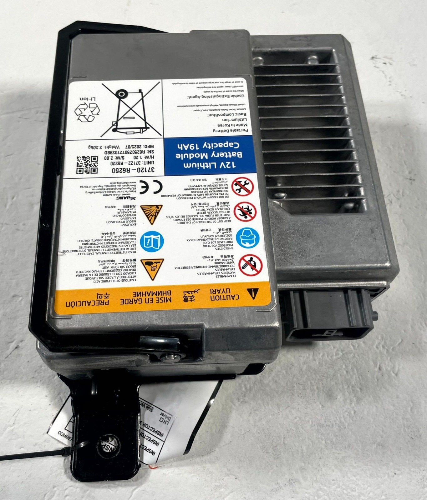 2024 - 2026 HYUNDAI SANTA FE FWD LITHIUM ION BATTERY MODULE 12V 19AH # 111264