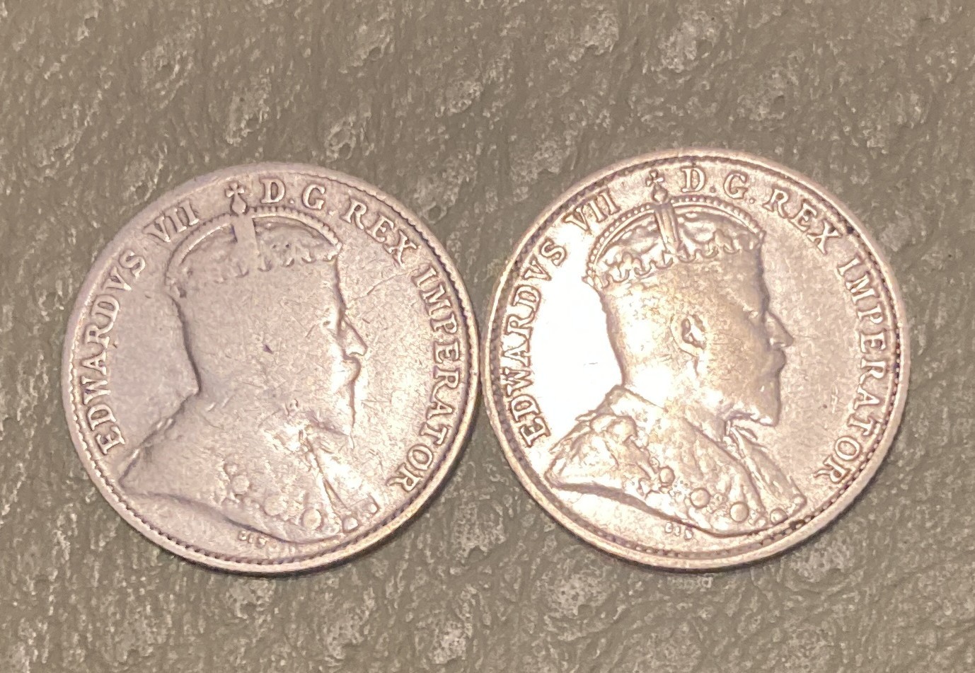 1905 & 1906 Canada 5 Cents Silver Coins